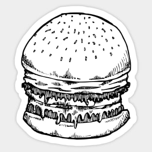 Hamburger Sticker